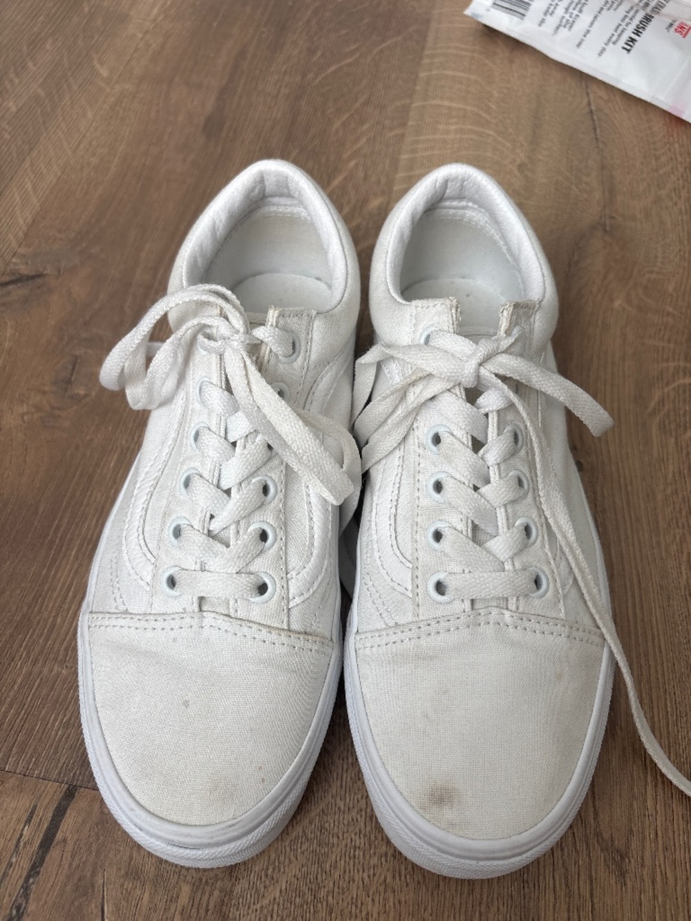 VANS Canvas Old Skool True White Shoes